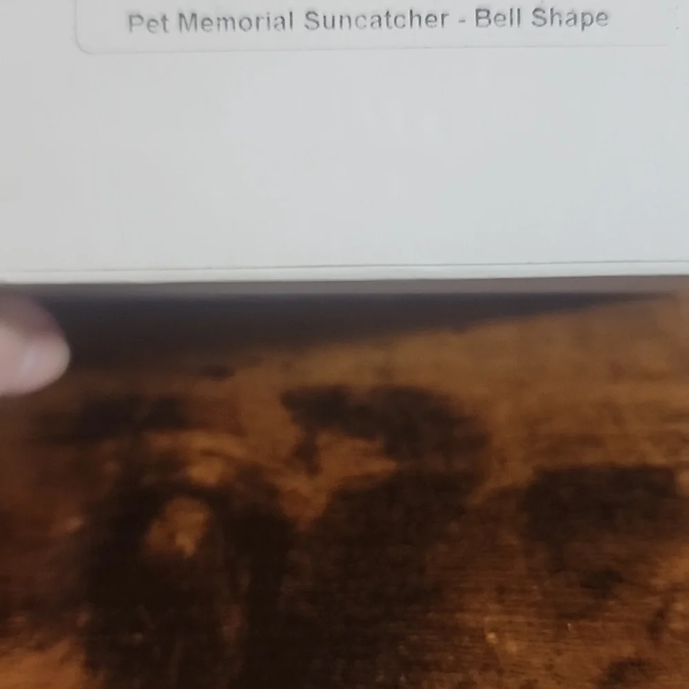Yoofei Pet Memorial Box Suncatcher- Bell Shape Dog Or Cat